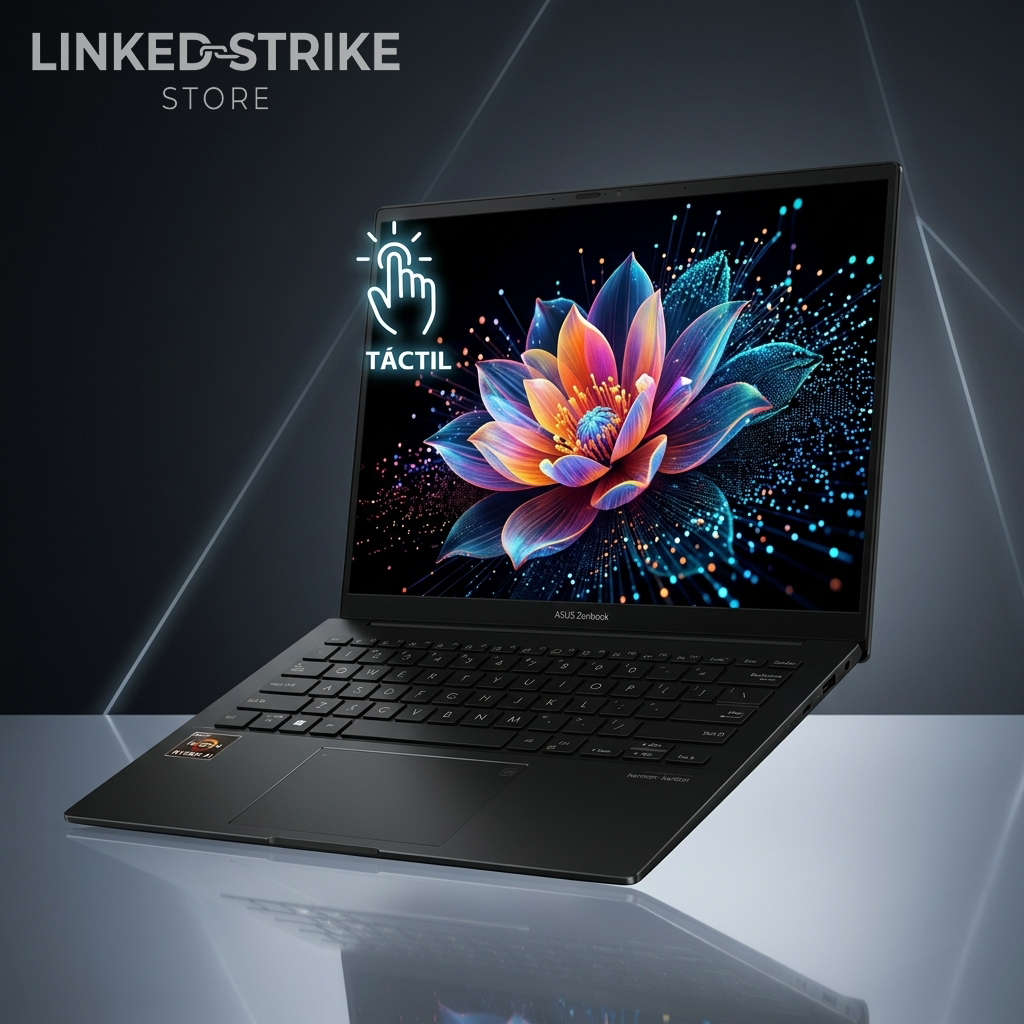 Asus Zenbook 14 OLED Ryzen AI 7 8840HS 16GB 512GB SSD 14″ OLED Touch Negro Jade - Tienda Linked Strike