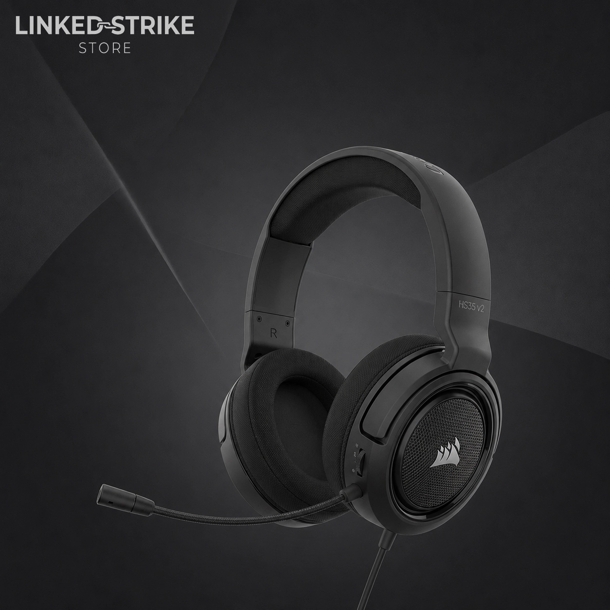 Headset Corsair HS35 v2 Multi Platform Gaming Charcoal - Tienda Linked Strike