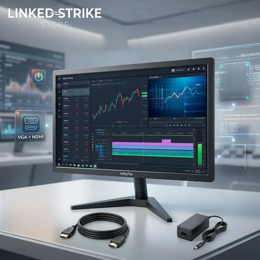 Monitor Infinytek 19.5″ Led (1920×1080) 75hz Puertos VGA + HDMI - Tienda Linked Strike