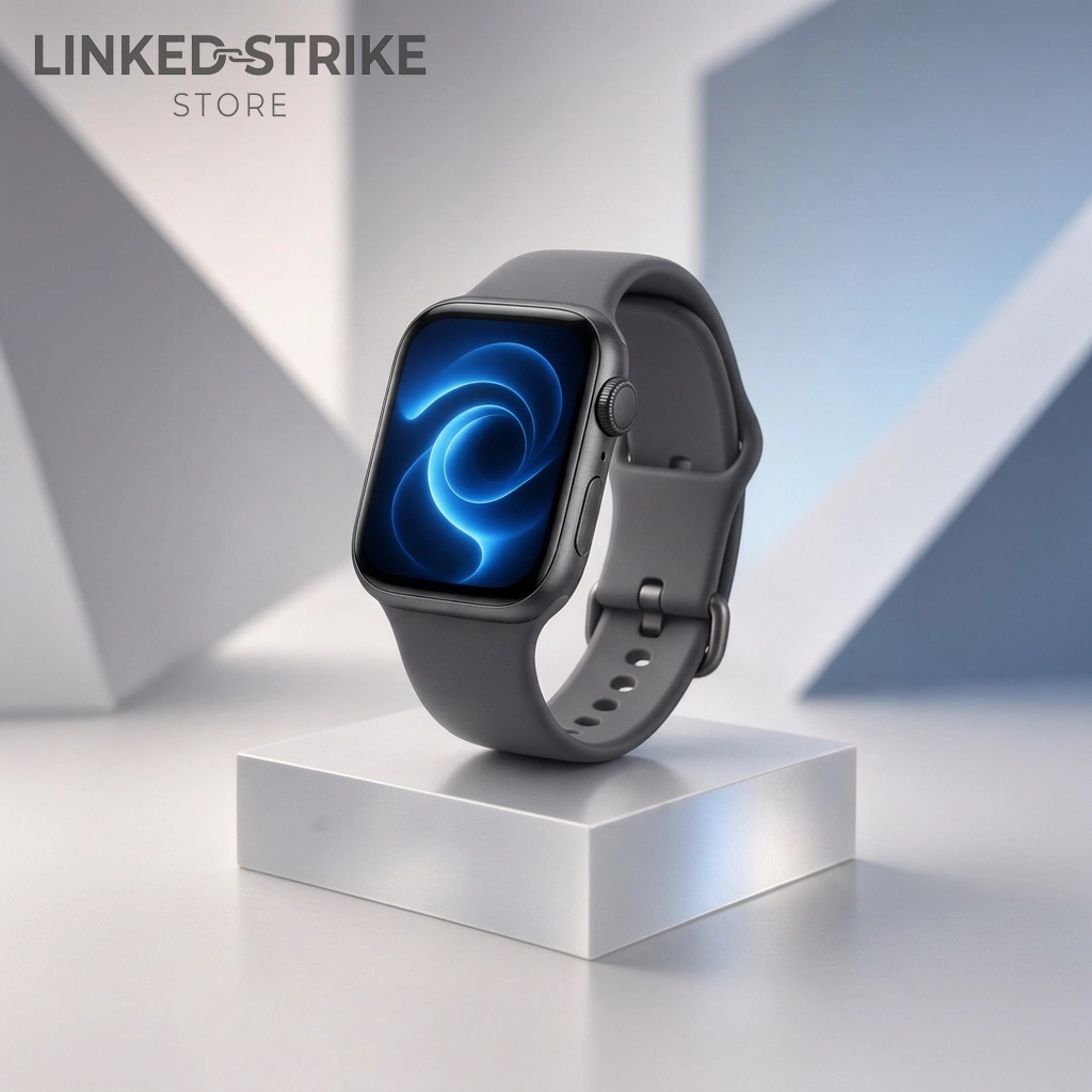 Apple Watch Series 11 GPS 46mm Gris Espacial Correa Deportiva Negra (S/M) - Tienda Linked Strike