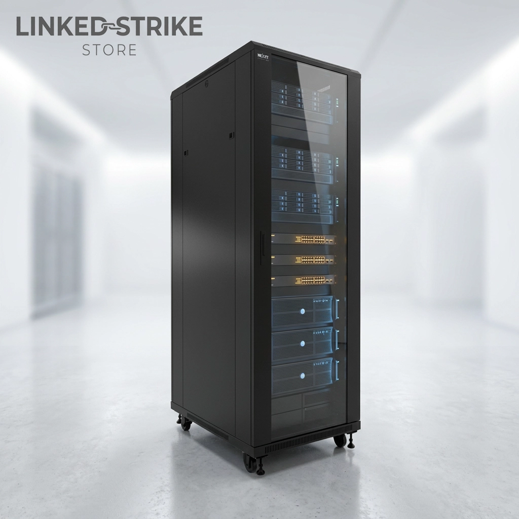 Rack Armario Nexxt 42U Suelo 19″ Negro RAL 9005 - Tienda Linked Strike