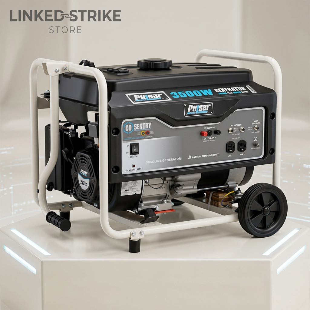 Generador Electrico A Gasolina Americano Pulsar 3,500 (3.5kw) Peak Watt Carb Approved Portable - Tienda Linked Strike