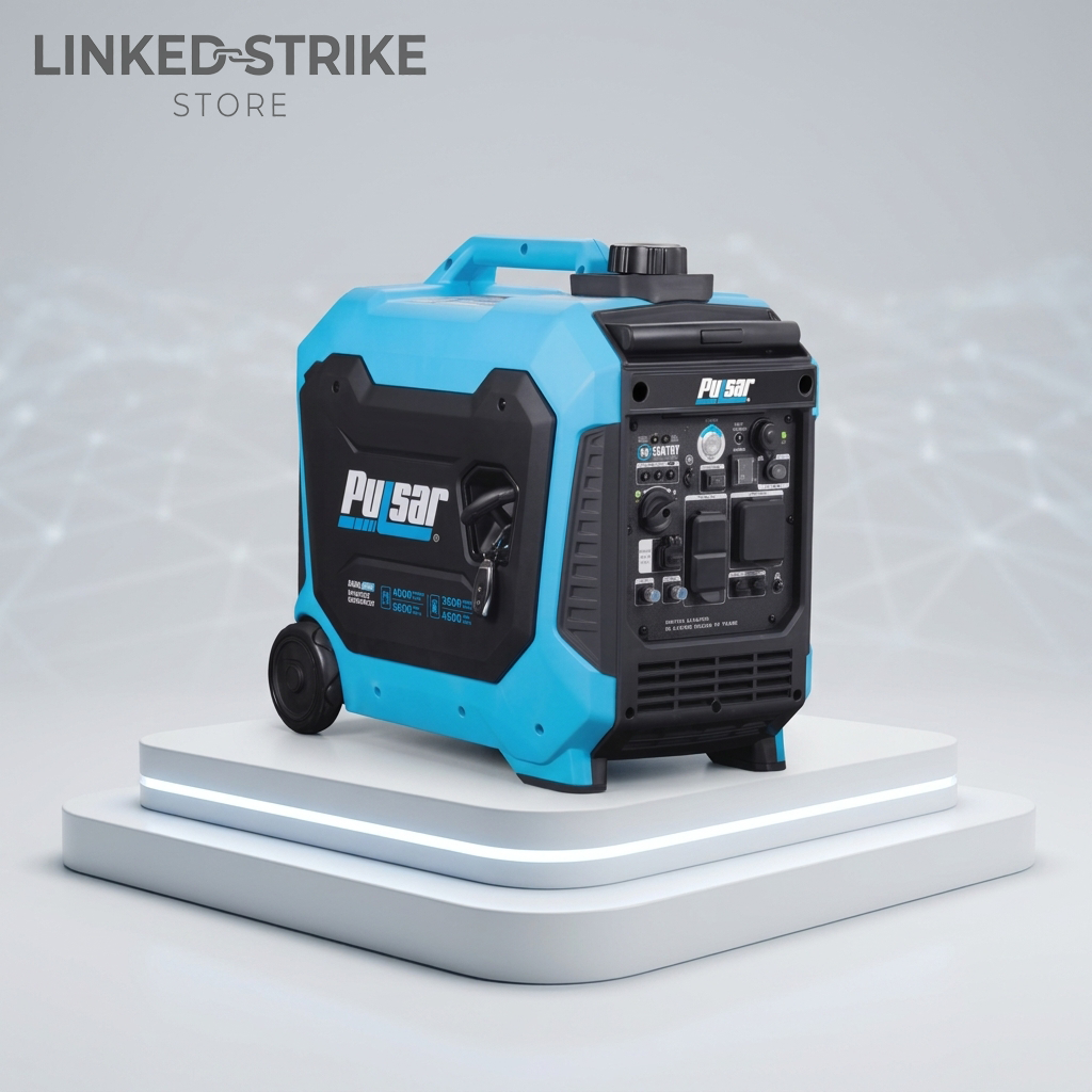 Generador Eléctrico Inverter Pulsar 5000W Dual Fuel (Gasolina/Gas/Propano) 65 dB Control Remoto, Sensor CO Sentry - Tienda Linked Strike