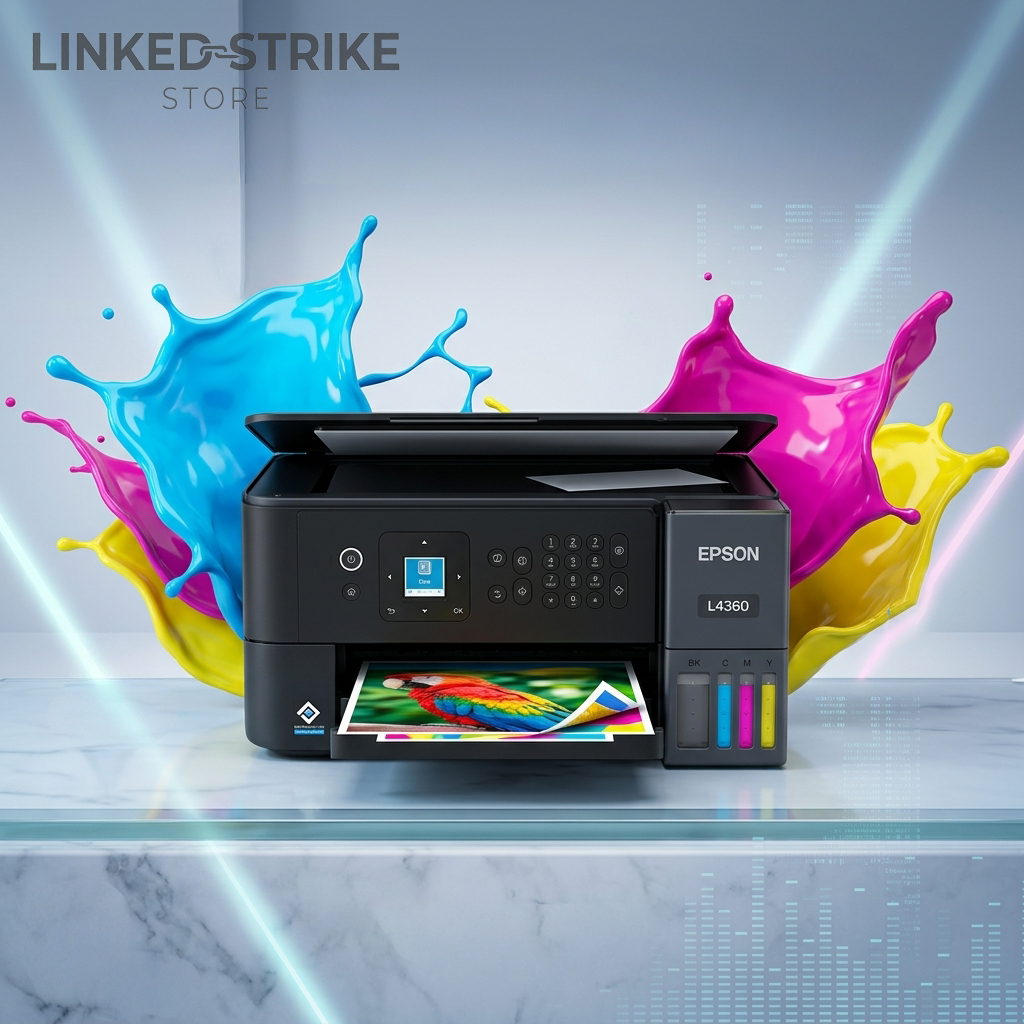Impresora Multifuncional Epson EcoTank L4360 Imprime Copia y Escanea Wi-F Impresión Dúplex - Tienda Linked Strike