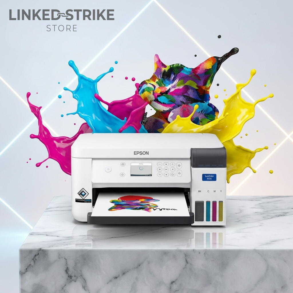 Impresora de Sublimación Epson SureColor F170 Tinta Original UltraChrome DS PrecisionCore Wi-Fi - Tienda Linked Strike